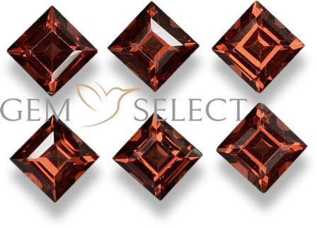 GemSelectのアルマンディンガーネットジェムストーンがたくさん-大きな画像
