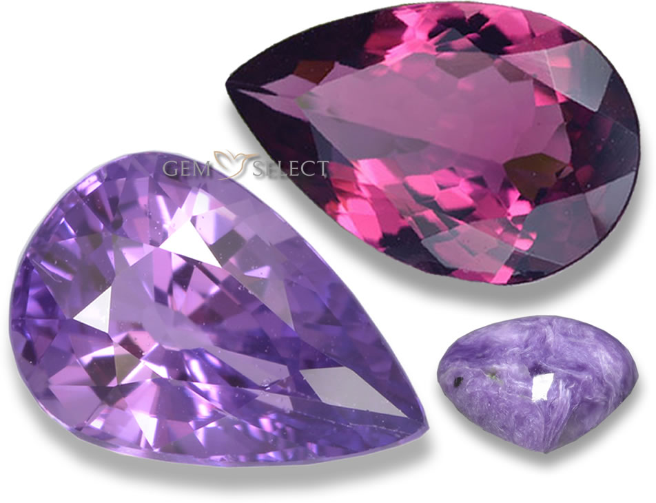 GemSelect の紫と紫の宝石 - 大きな画像