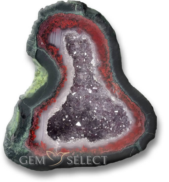 GemSelectの瑪瑙ジオードジェムストーン-大きな画像