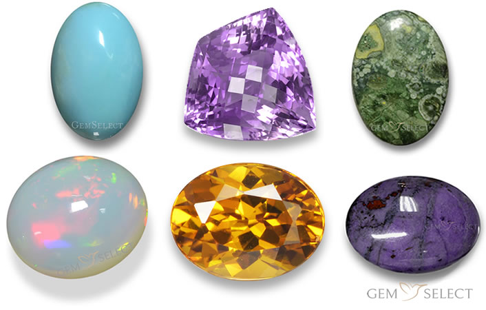 GemSelectのアクエリアスゾディアックストーン-ミディアムイメージ