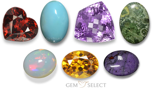 GemSelectのアクエリアスゾディアックストーン-ミディアムイメージ