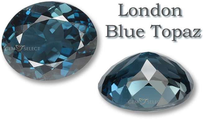 GemSelectの牡羊座用ロンドンブルートパーズジェムストーン-大きな画像