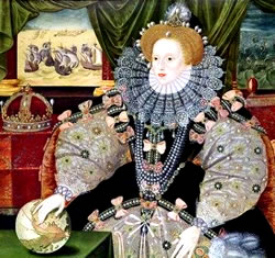 エリザベス1世の象徴的なアルマダの肖像画と真珠