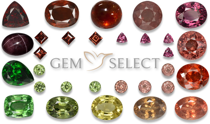 GemSelectのガーネットジェムストーン-大きな画像