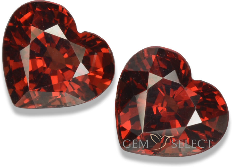 GemSelectのパイロープガーネットジェムストーン-大きな画像