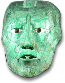 パカル大王の翡翠のマスク