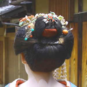 日本の髪飾り