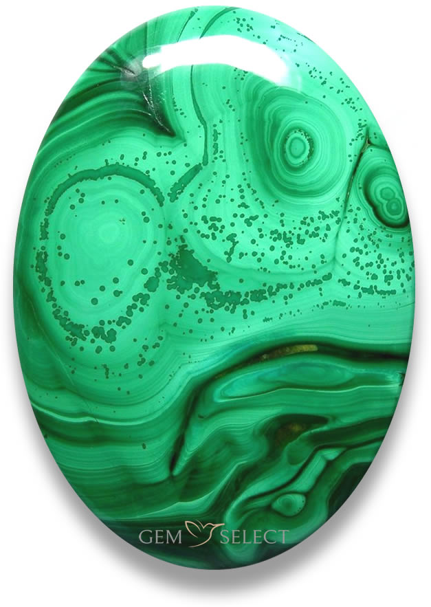 GemSelectのマラカイトジェムストーン-大きな画像