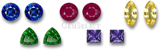 GemSelect のマッチング宝石ペア