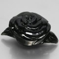 黒ネフライト翡翠の彫刻