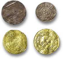 バイキング銀貨とローマ金貨