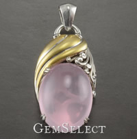 ツートーンの宝石ペンダント Shop gemstone pendants