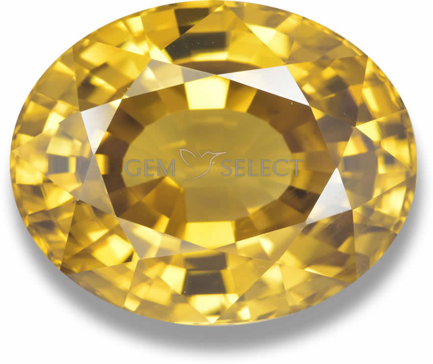 GemSelectのイエローとゴールドのジェムストーン-大きな画像