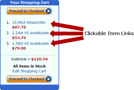 ショッピング カートの新機能