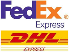 FedEx および DHL エクスプレス配送