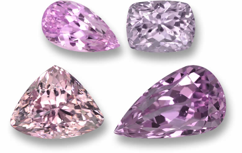 10-40 Carat Kunzite - Natural, Certified Loose Gems