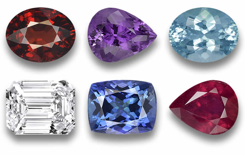 6x4 mm Gemstones: Sapphire, Ruby, Emerald and More, Oval, Round, Cushion and Pear Cut Gems