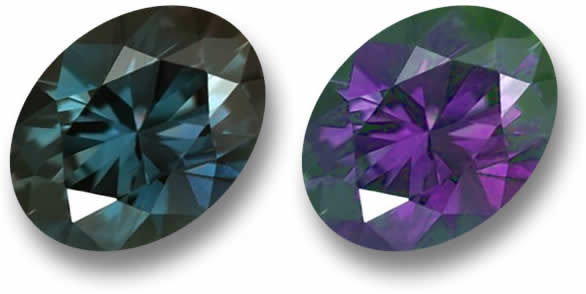 ルース カラーチェンジ サファイア 販売中