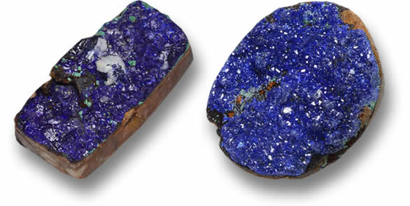 販売のためのルース Druzy アズライト