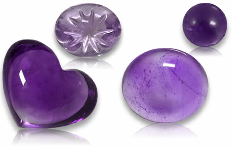 Amethyst Cabochons: Purple, Round, Oval Amethyst Gemstones for Jewelry, Wholesale Amethyst Cabochon
