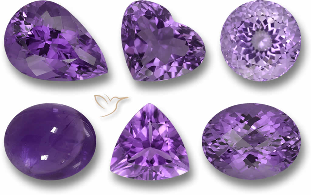 アメジスト宝石 - GemSelectの認定品質宝石