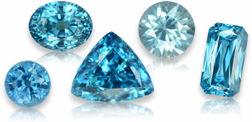 4.54ct 天然 薄いプルシアンブルー ジルコン, 洋梨の形, VVS