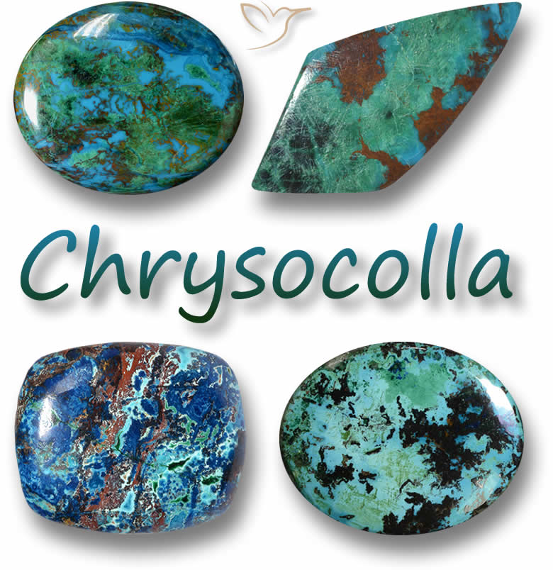 送料無料 ギフト ChrysocollaInfo-鮮やかなパターンの明るい青と緑 ネックレス・ペンダント