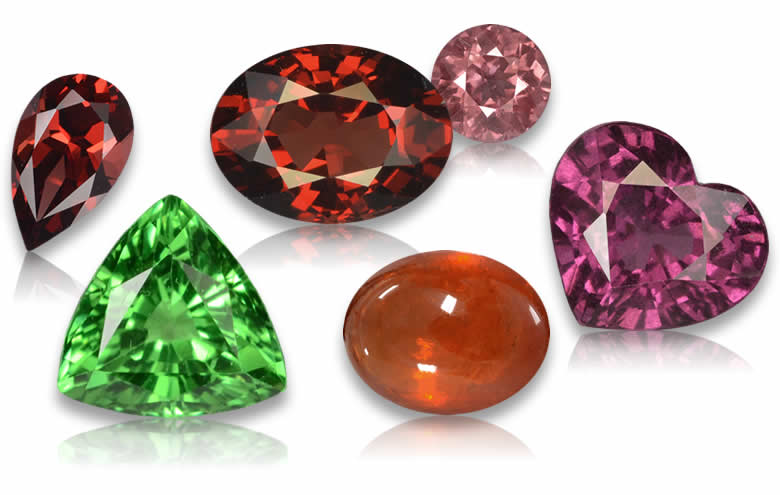 Buy Natural Garnet Gems Online - Certified Loose Garnets
