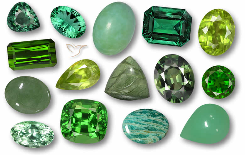 Green Gemstones | Natural Loose Green Gems for Sale