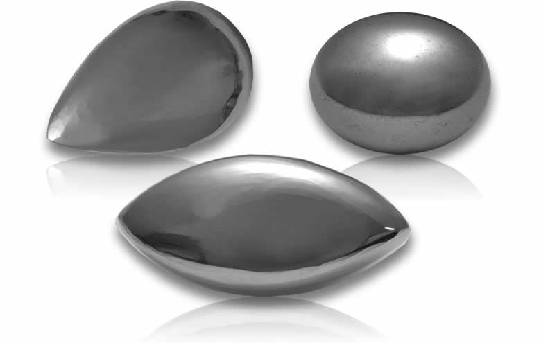 Shop Loose Hematite Stones - Cabochons, Polished, Tumbled, Grounding Dark Gray Gems