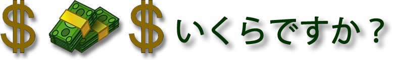 いくらぐらいですか?