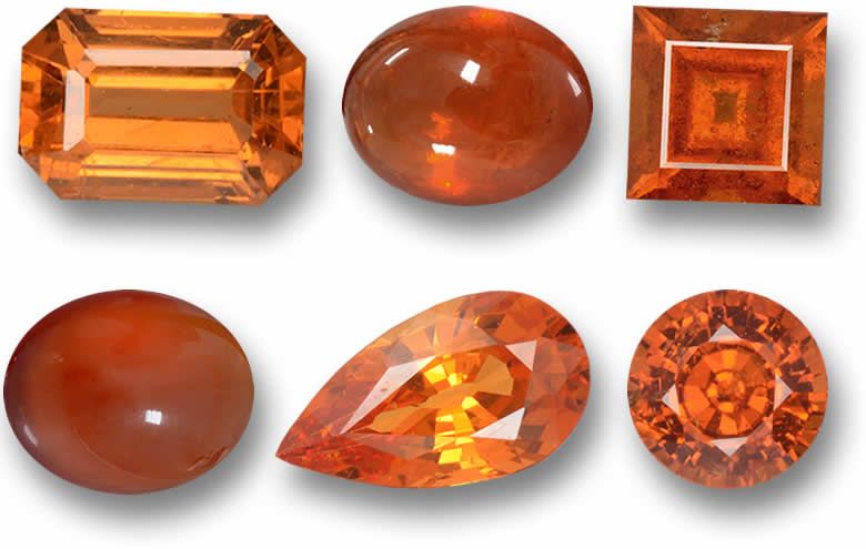 Orange Garnet: Mandarin, Spessartite, Grossular and Hessonite Garnets, Buy Wholesale Orange Garnet
