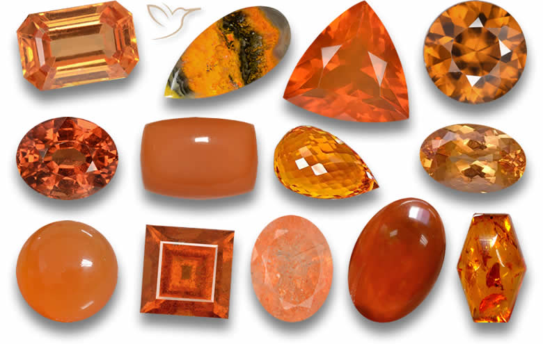 Orange Gemstones | Natural Loose Gems for Sale