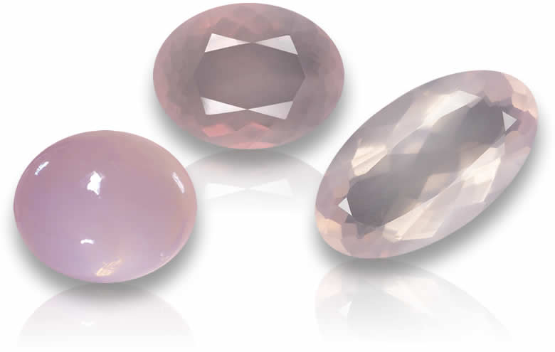 Oval Rose Quartz - Natural, Certified Loose Gems