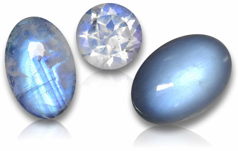 Shop Loose Rainbow Moonstone - Natural Cabochon, Faceted and Polished Stones for Jewelry
