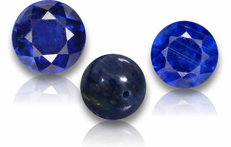 Round Kyanite Gemstones - Natural, Certified