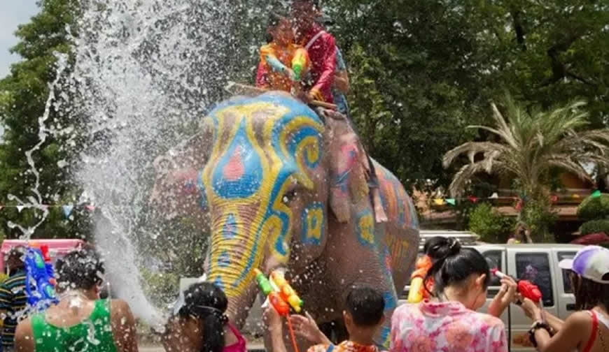 ソンクラーン、タイの新年