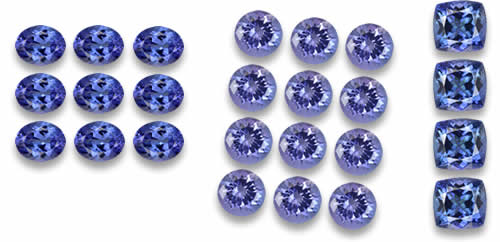 2.11ct 天然 ディープバイオレットブルー タンザナイト, 洋梨の