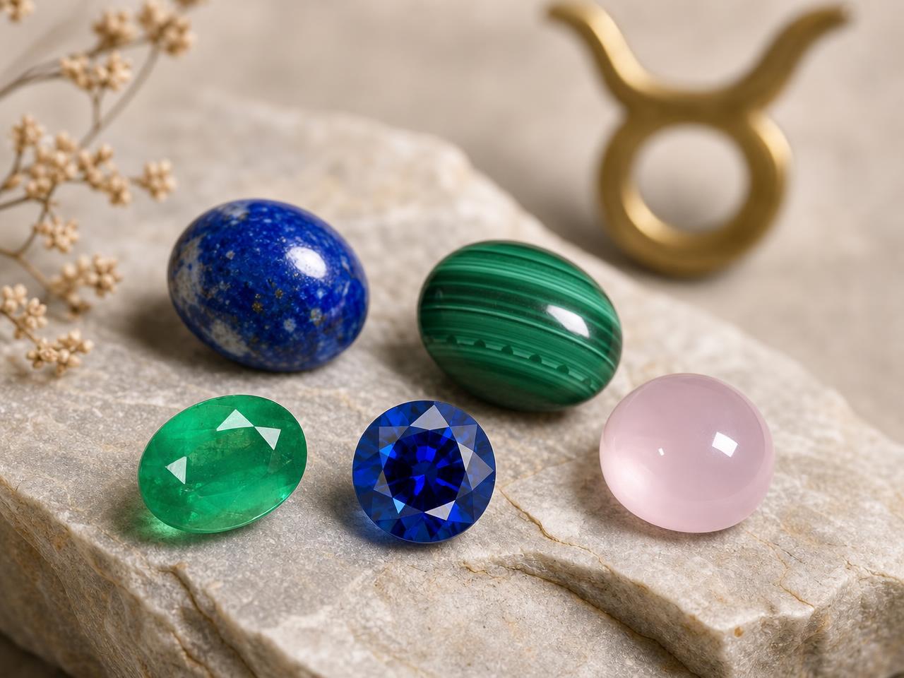 牡牛座の誕生石と星座の宝石（ルースストーン）