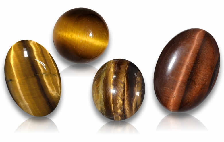Shop Loose Tiger's Eye Gemstones: Natural Cabochons, Beads and Carved Tiger's Eye