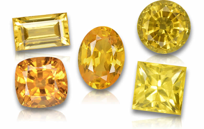 Yellow Sapphire Gemstones - Natural Loose Sapphires