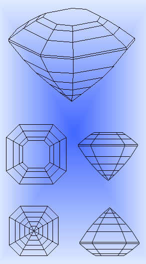 オリジナルアッシャーカット Asscher Cut