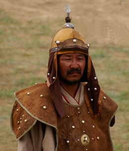 モンゴルの戦士