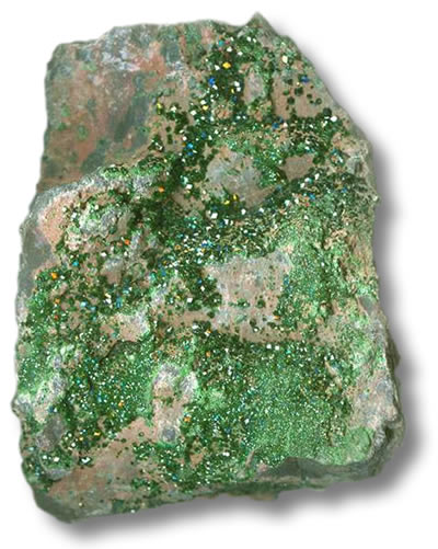 ウバロバイトラフ Uvarovite Rough