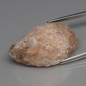 39.70カラットの天然マルチカラー瑪瑙ジオード、ファンシーシェイプ、オペーク