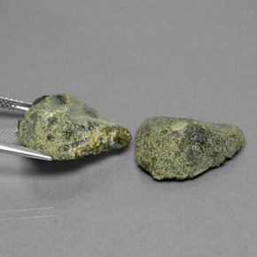 19.60カラットの天然マルチカラーアゲートジオード（19×17.1 mm・ファンシーシェイプ）