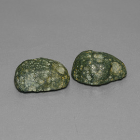 カラットの天然マルチカラーアゲートジオード（17.8×15.4 mm・ファンシーシェイプ）
