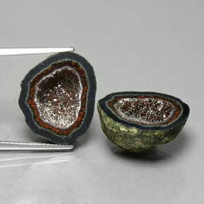 自然派の商品を探す 28.74ct マルチカラー 瑪瑙ジオード 宝石, ファンシーシェイプ, メキシコ からGemSelectで. 在庫あり、世界各国へ発送!