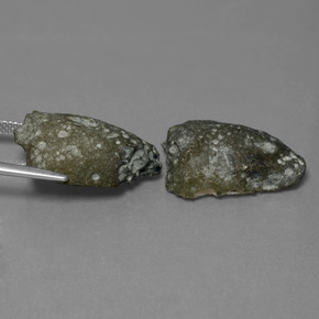 23.90カラットの天然マルチカラーアゲートジオード（22.2×14.6 mm・ファンシーシェイプ）