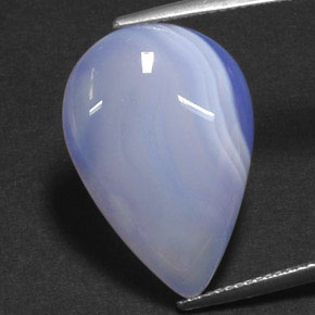 14.67カラットの天然マルチカラーアゲート（22.9×15.7 mm・透明）